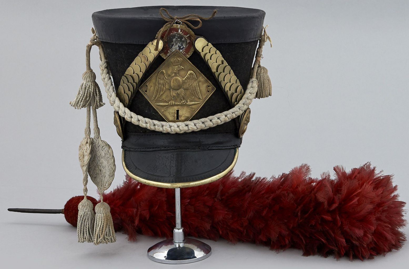 Shako de Grenadiers du 1er Régiment d'Infanterie de ligne